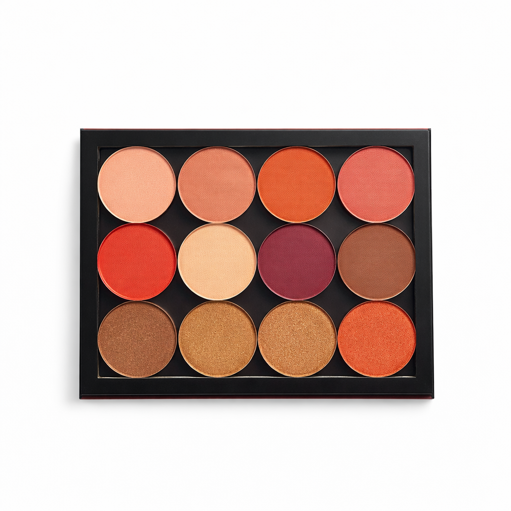2-in-1 Blush & Eyeshadow Palette  – 12 Shade Multi-Use Glam Kit