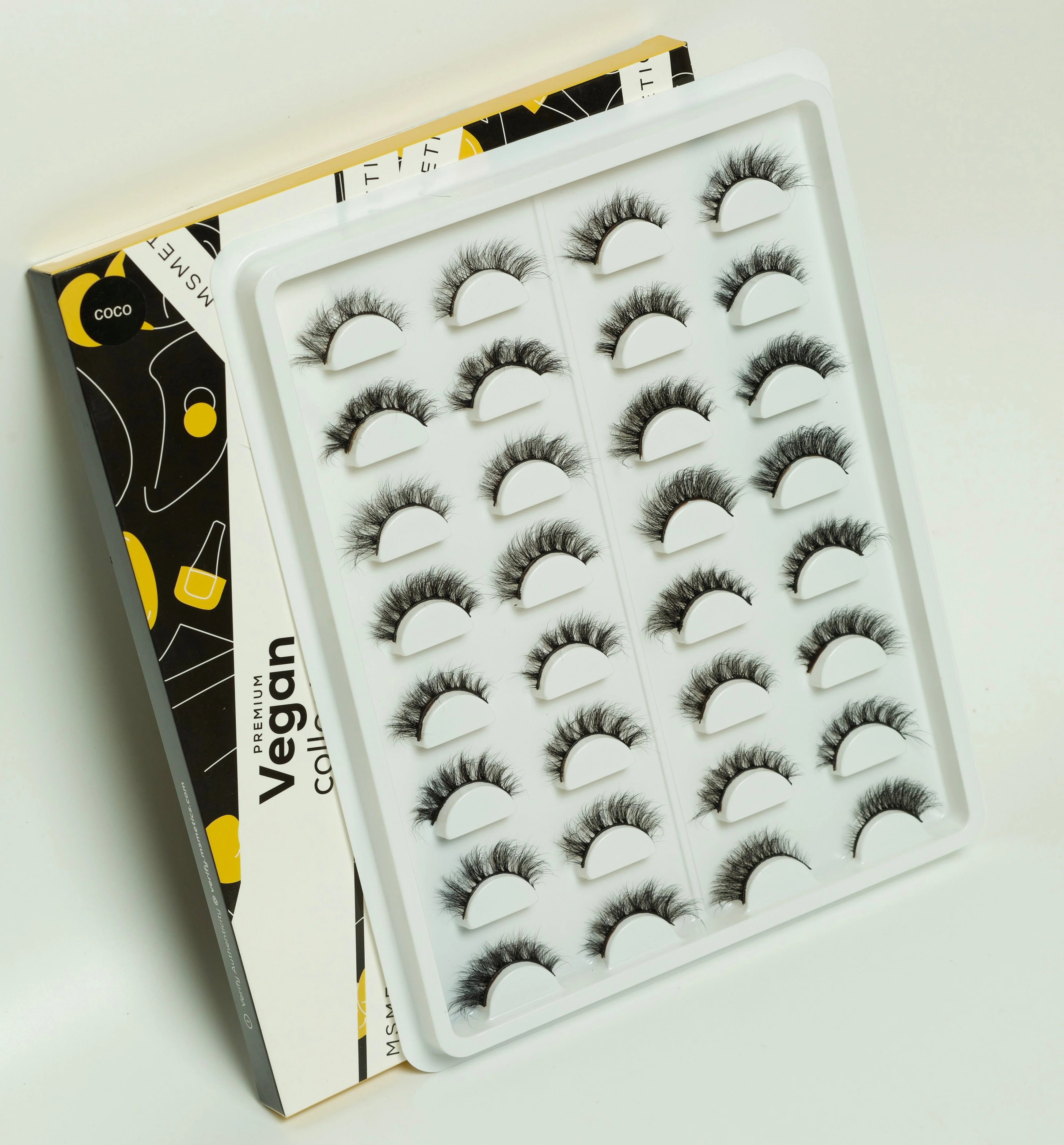 MSMETICS Coco Set – 16-Pair Vegan Volume Lash Collection