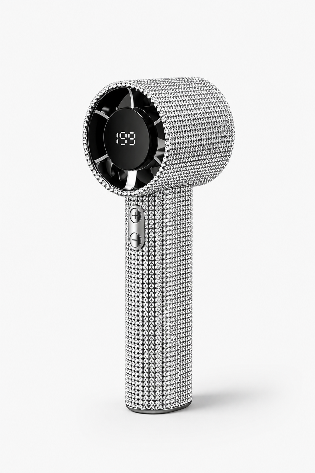 Luxury Crystal Rechargeable Handheld Fan