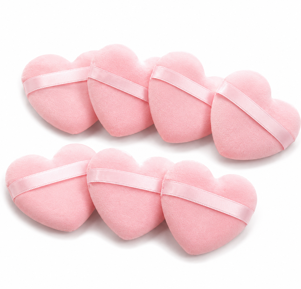 Heart-Shaped Precision Makeup Sponge Set