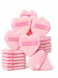 Heart-Shaped Precision Makeup Sponge Set