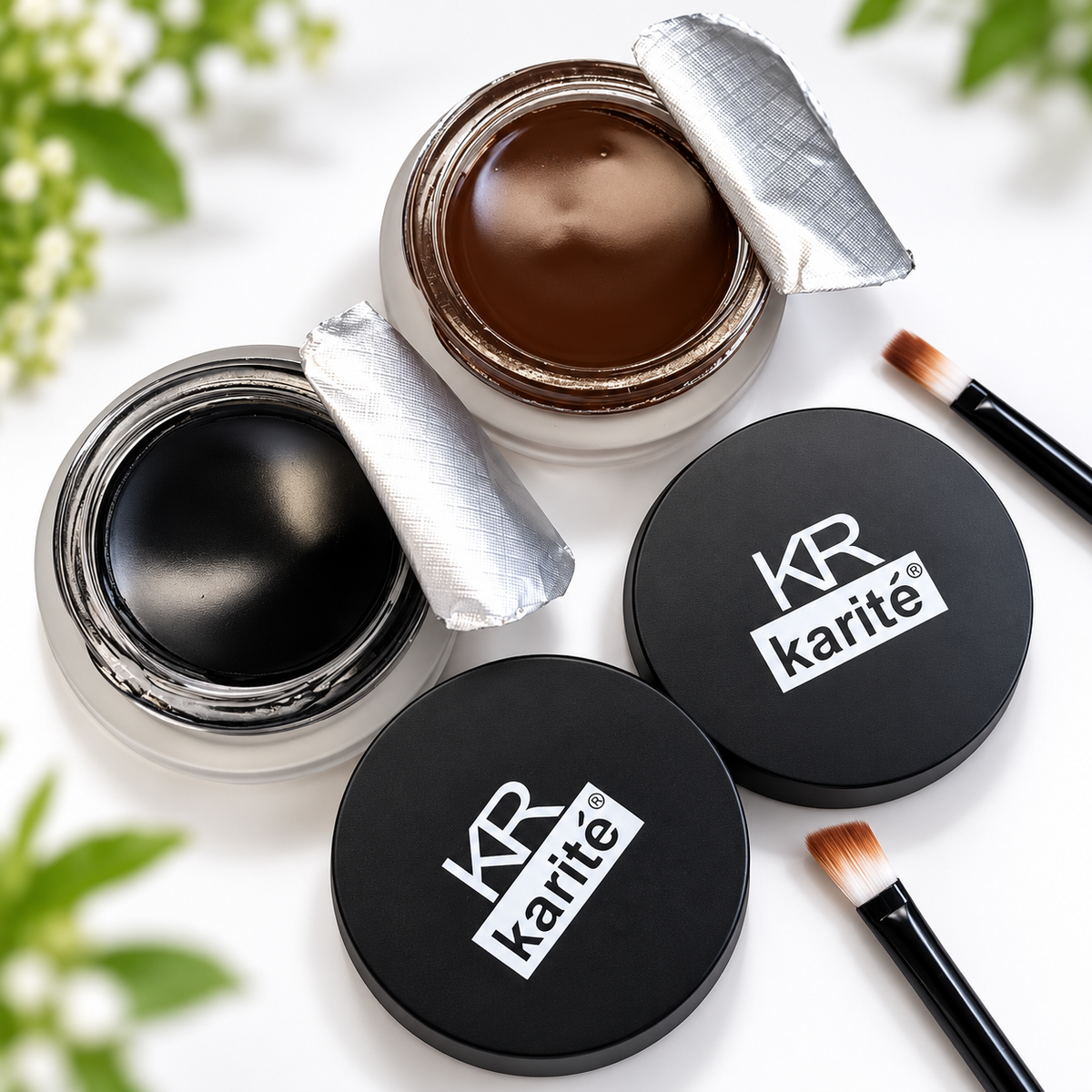 Karité 2-in-1 Gel Eyeliner & Brow Gel