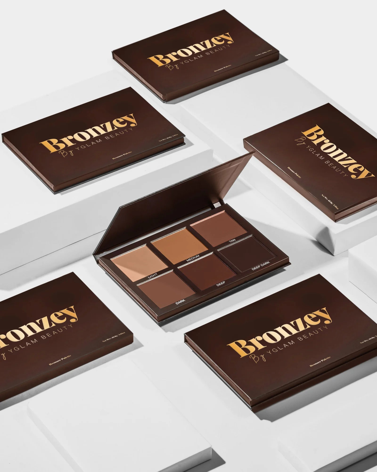 Bronzey 6 in 1 Pallete by Yglam Beauty