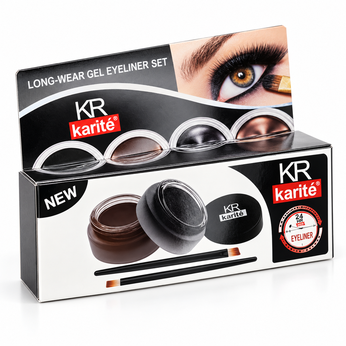 Karité 2-in-1 Gel Eyeliner & Brow Gel